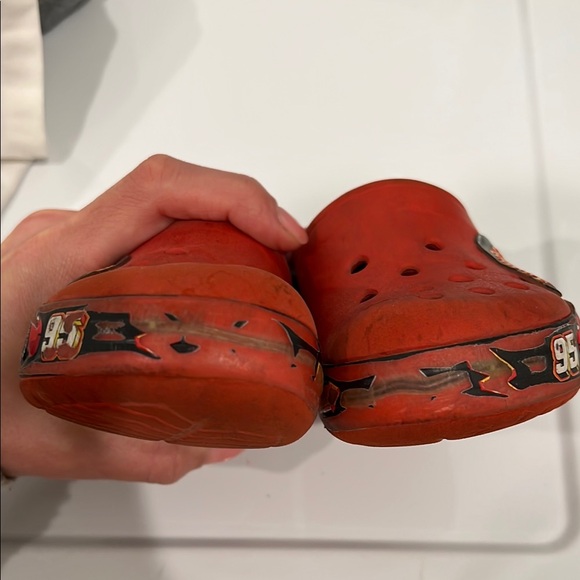 Lightening McQueen Cars Crocs Toddler Size 8 - Picture 6 of 8